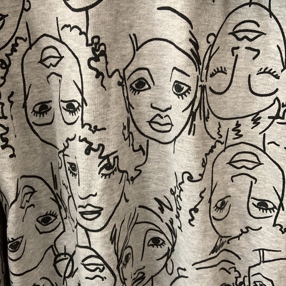 Maya Angelou Gray & Black Hoodie Sweatshirt - Picture 7 of 7